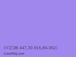 XYZ 38.447,30.916,84.062 Color Image