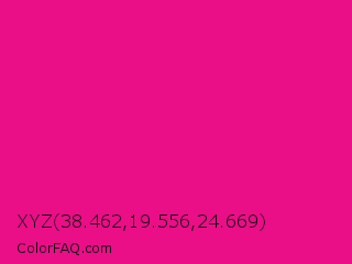 XYZ 38.462,19.556,24.669 Color Image