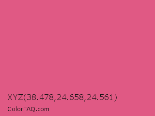 XYZ 38.478,24.658,24.561 Color Image