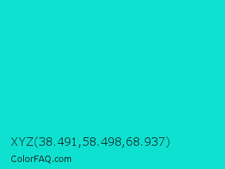 XYZ 38.491,58.498,68.937 Color Image