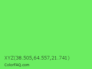 XYZ 38.505,64.557,21.741 Color Image