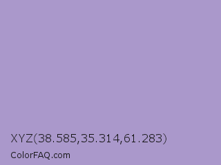 XYZ 38.585,35.314,61.283 Color Image
