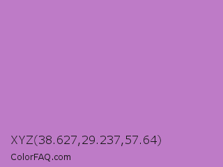 XYZ 38.627,29.237,57.64 Color Image