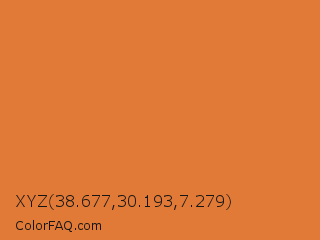 XYZ 38.677,30.193,7.279 Color Image