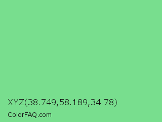 XYZ 38.749,58.189,34.78 Color Image