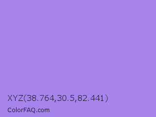 XYZ 38.764,30.5,82.441 Color Image