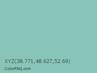 XYZ 38.771,48.627,52.69 Color Image