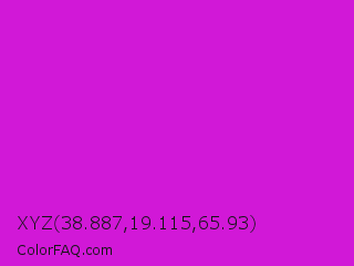 XYZ 38.887,19.115,65.93 Color Image
