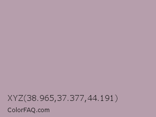 XYZ 38.965,37.377,44.191 Color Image