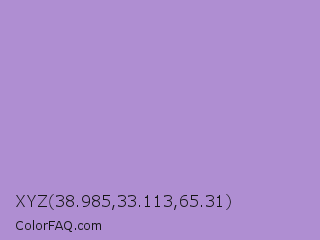 XYZ 38.985,33.113,65.31 Color Image
