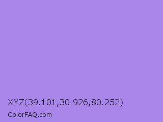 XYZ 39.101,30.926,80.252 Color Image