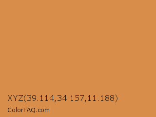 XYZ 39.114,34.157,11.188 Color Image