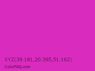 XYZ 39.181,20.395,51.162 Color Image