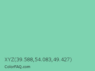 XYZ 39.588,54.083,49.427 Color Image