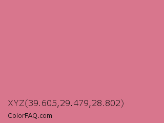 XYZ 39.605,29.479,28.802 Color Image