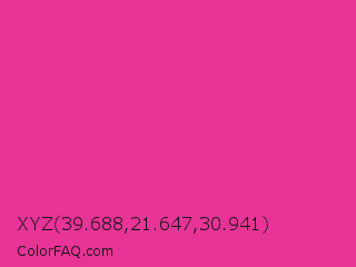 XYZ 39.688,21.647,30.941 Color Image
