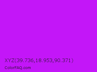 XYZ 39.736,18.953,90.371 Color Image