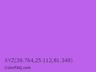 XYZ 39.764,25.112,81.349 Color Image