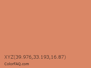 XYZ 39.976,33.193,16.87 Color Image