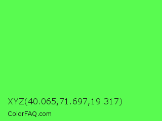XYZ 40.065,71.697,19.317 Color Image