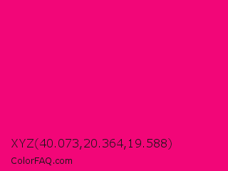 XYZ 40.073,20.364,19.588 Color Image
