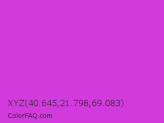 XYZ 40.645,21.798,69.083 Color Image