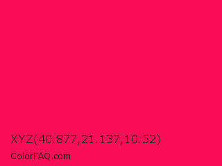 XYZ 40.877,21.137,10.52 Color Image