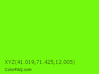 XYZ 41.019,71.425,12.005 Color Image