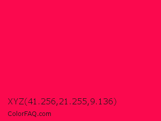 XYZ 41.256,21.255,9.136 Color Image
