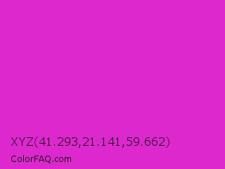 XYZ 41.293,21.141,59.662 Color Image