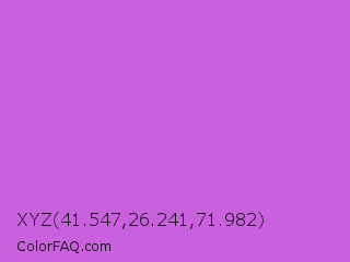 XYZ 41.547,26.241,71.982 Color Image