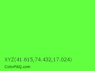 XYZ 41.615,74.432,17.024 Color Image