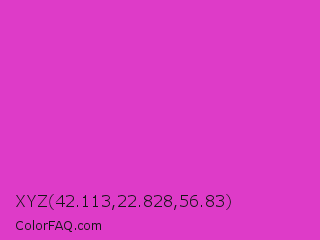 XYZ 42.113,22.828,56.83 Color Image