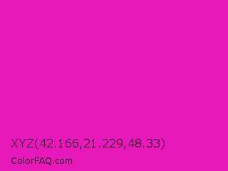 XYZ 42.166,21.229,48.33 Color Image
