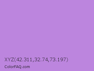 XYZ 42.311,32.74,73.197 Color Image