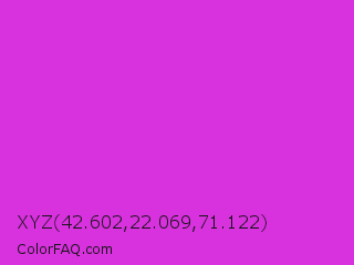 XYZ 42.602,22.069,71.122 Color Image