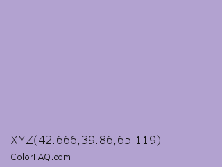 XYZ 42.666,39.86,65.119 Color Image