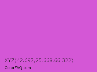 XYZ 42.697,25.668,66.322 Color Image