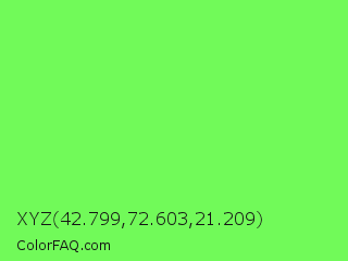 XYZ 42.799,72.603,21.209 Color Image