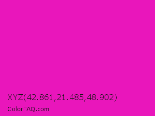 XYZ 42.861,21.485,48.902 Color Image