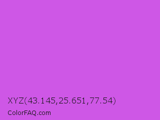XYZ 43.145,25.651,77.54 Color Image