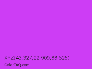 XYZ 43.327,22.909,88.525 Color Image