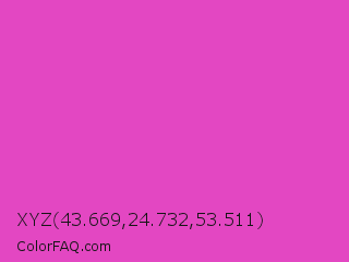 XYZ 43.669,24.732,53.511 Color Image