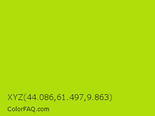 XYZ 44.086,61.497,9.863 Color Image