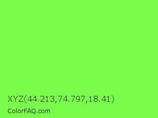 XYZ 44.213,74.797,18.41 Color Image