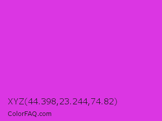 XYZ 44.398,23.244,74.82 Color Image