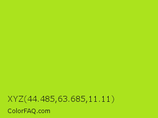 XYZ 44.485,63.685,11.11 Color Image