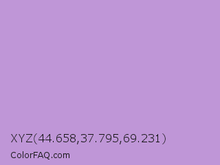 XYZ 44.658,37.795,69.231 Color Image