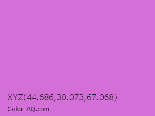 XYZ 44.686,30.073,67.068 Color Image