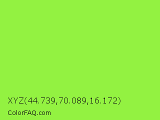XYZ 44.739,70.089,16.172 Color Image